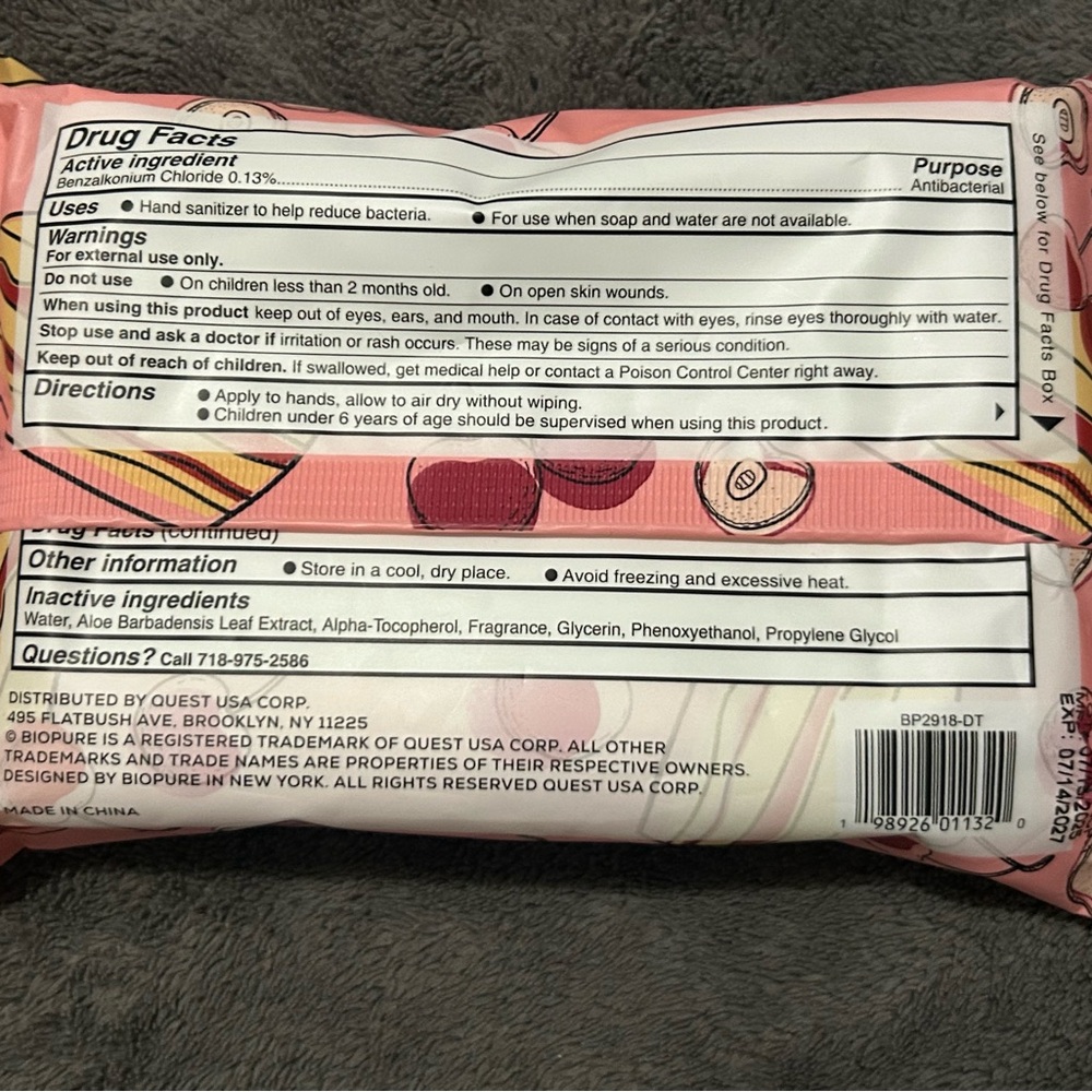 Hand Wipes - Picture 2 of 2